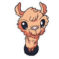 Llama Love Sticker by enchufetv