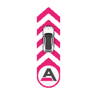 AutovermietungArndt swipe up swipe auto driving car Sticker