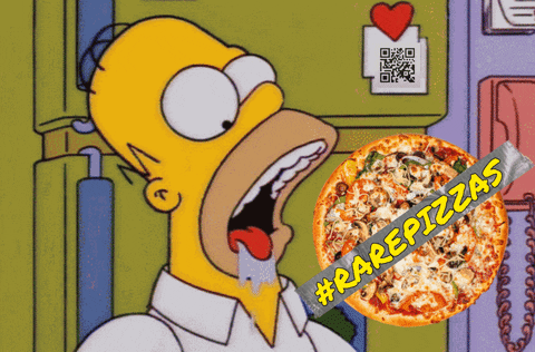 Pizza Simpsons GIF by Rare Pizzas
