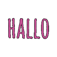 Hello Sticker by Luisas-Tierwelt