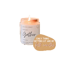 pinitco lit candle homedecor gettinglit Sticker