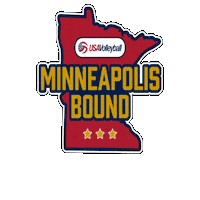 Minneapolis Minnesota Sticker by USA Volleyball