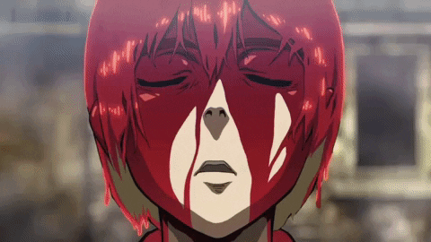 Failox giphygifmaker anime face aot GIF