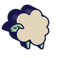 havysleep sleep dream sheep havy Sticker