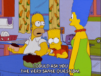 homer simpson eating GIF