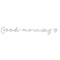 Good Morning Sticker