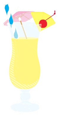 Party Summer Sticker