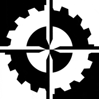 Black And White Logo GIF by xponentialdesign