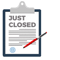 Btpnotaryservices notary signed just closed notary public Sticker