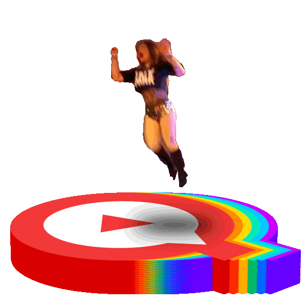 queerscreenvod giphyupload dragqueen split queerscreenvod Sticker
