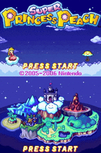 Super Mario Title Screen GIF