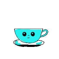 Cafe Spring Sticker