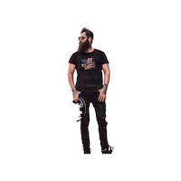 Bored American Sticker by Zhot Shop