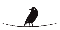 Bird Wire Sticker