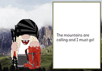 Gnome Mountaineering GIF