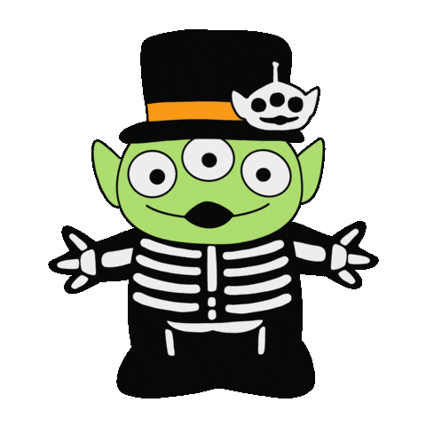 Disney Halloween Toy Story Alien Sticker