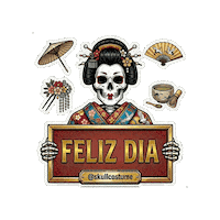 Buen Dia Halloween Sticker