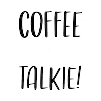 but first coffee Sticker by Rosalynne Love