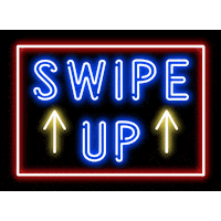 Swipe Neon Sticker by AllWriteByMe