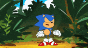 Sonic The Hedgehog Running GIF