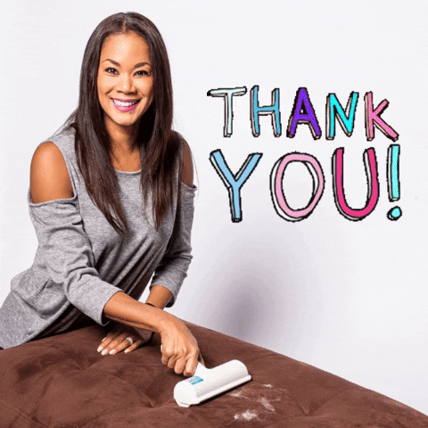 Thank You GIF by ChomChom Roller