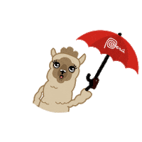 Peru Llama Sticker by Y Tú Qué Planes