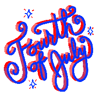 Independence Day Usa Sticker by megan lockhart