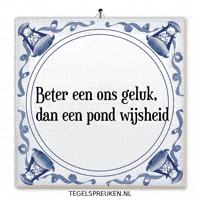 Wijsheid Spreuk GIF by Tegelspreuken.nl