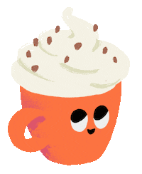 Hot Chocolate Coffee Sticker by MishaXgraphic
