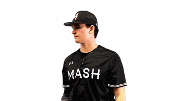 MNMASH funny laugh baseball water GIF
