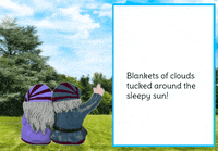 Gnome Clouds Moving GIF