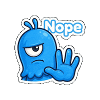 Disagree No Way Sticker by Momo & Tulus