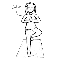 nieznamsienazartach health peace relax yoga Sticker