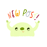 Happy Illustration Sticker