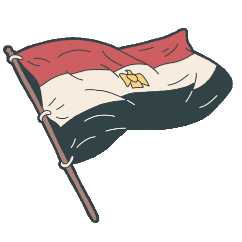 Flag Egypt Sticker by LASFAR