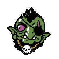 Angry Monster Sticker