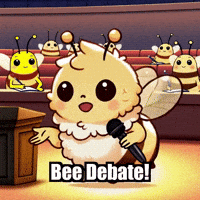 Public Speaking Bee GIF by Beelightened