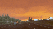 Orange Sky Wildfires GIF by GIPHY News