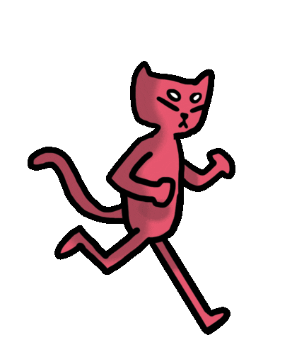 Art Running Sticker by Paper Dog