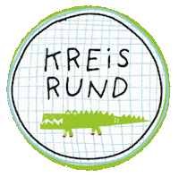 Logo Crocodile Sticker by kreisrund-redaktion.de