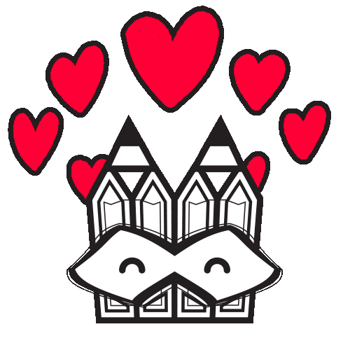 Happy I Love You Sticker by Stamatia Alexaki