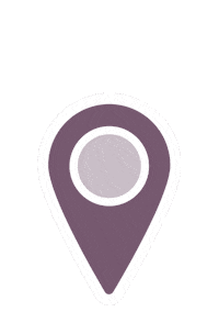 Travel Point Sticker by Pin Estudio