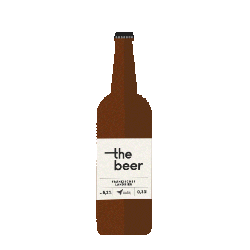 theplacetobe beer bier apartments the place to be Sticker