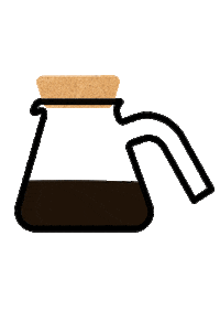 Coffee Server Sticker by E&B Lab