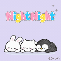 Sleeping Together Good Night GIF by tururi