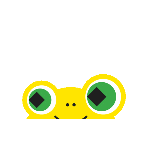Happy Hide Sticker by Leopard Frog