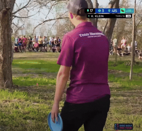 therealdrweaver giphyupload disc golf putting kyle klein GIF