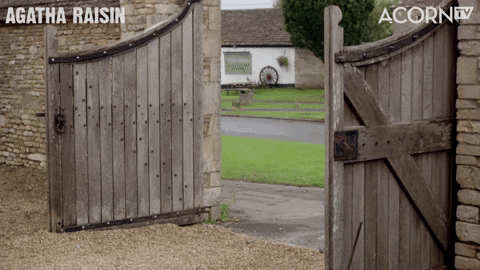 This Way Reaction GIF by Acorn TV Latin America