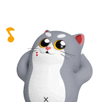 Whistling Lcat Sticker by Liberty Cats Emojis