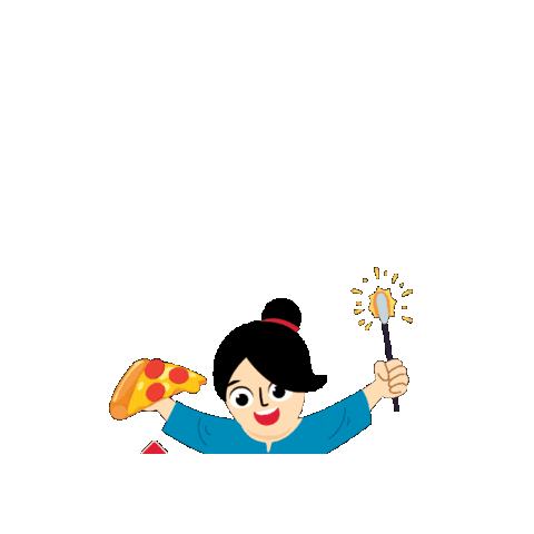 Hungry Pizza Sticker by Domino's Malaysia
